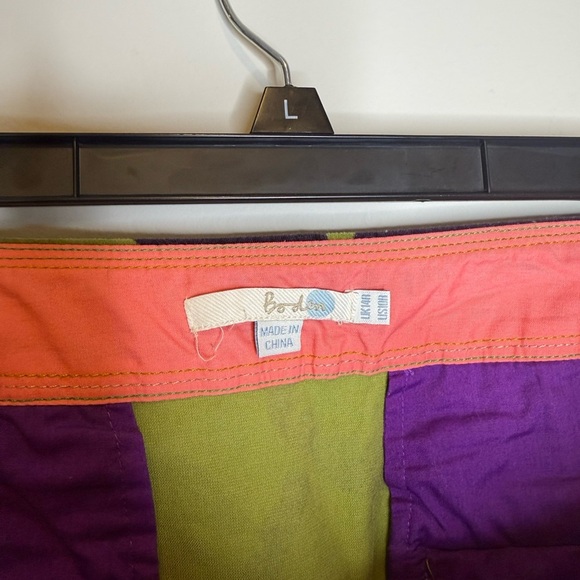 BODEN Velvet Tulip Mini Skirt in Green and Black - Picture 8 of 8